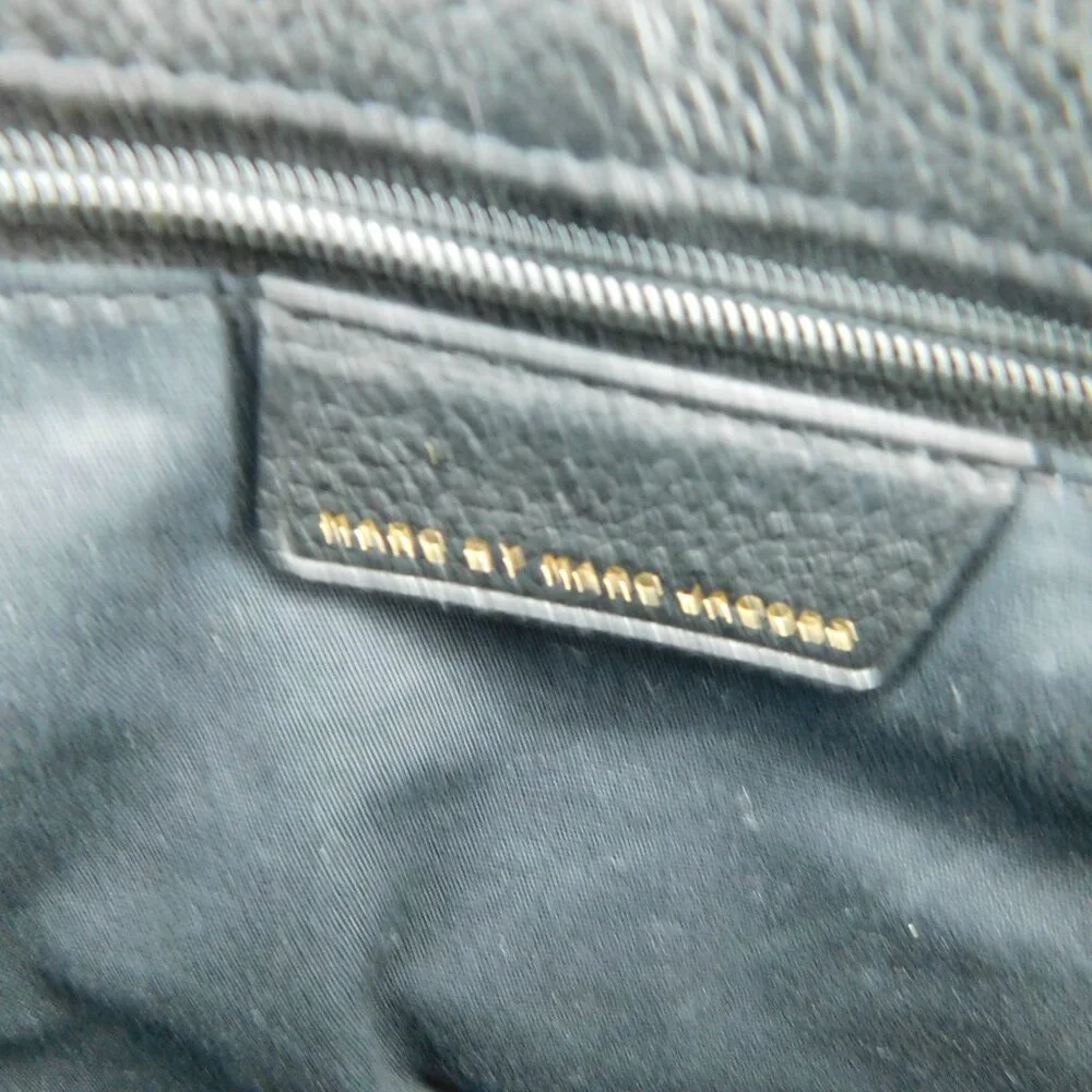 MARC JACOBS Black Leather Cross Body Messenger Bag Shoulder Bag Tote